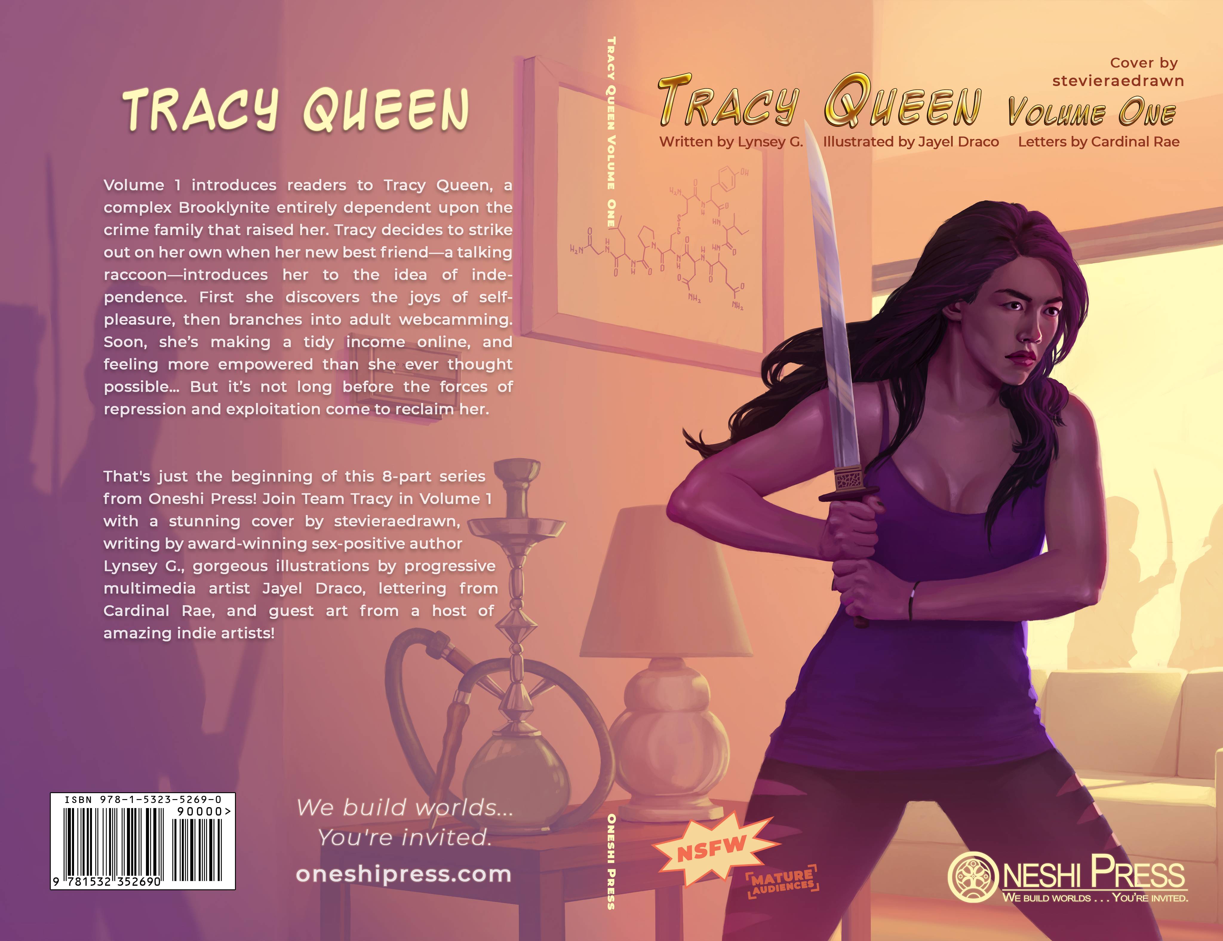 “Tracy Queen, Volume 1” COVER REVEAL!