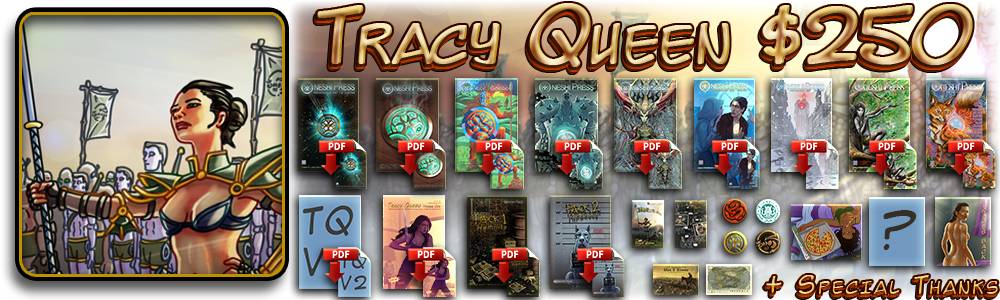 tracy queen $250 reward tier v2 dangerous experiments kickstarter